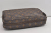 Auth Louis Vuitton Monogram Trousse Toilette 28 Clutch Hand Bag M47522 LV 8815I