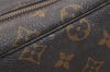 Auth Louis Vuitton Monogram Trousse Toilette 28 Clutch Hand Bag M47522 LV 8815I