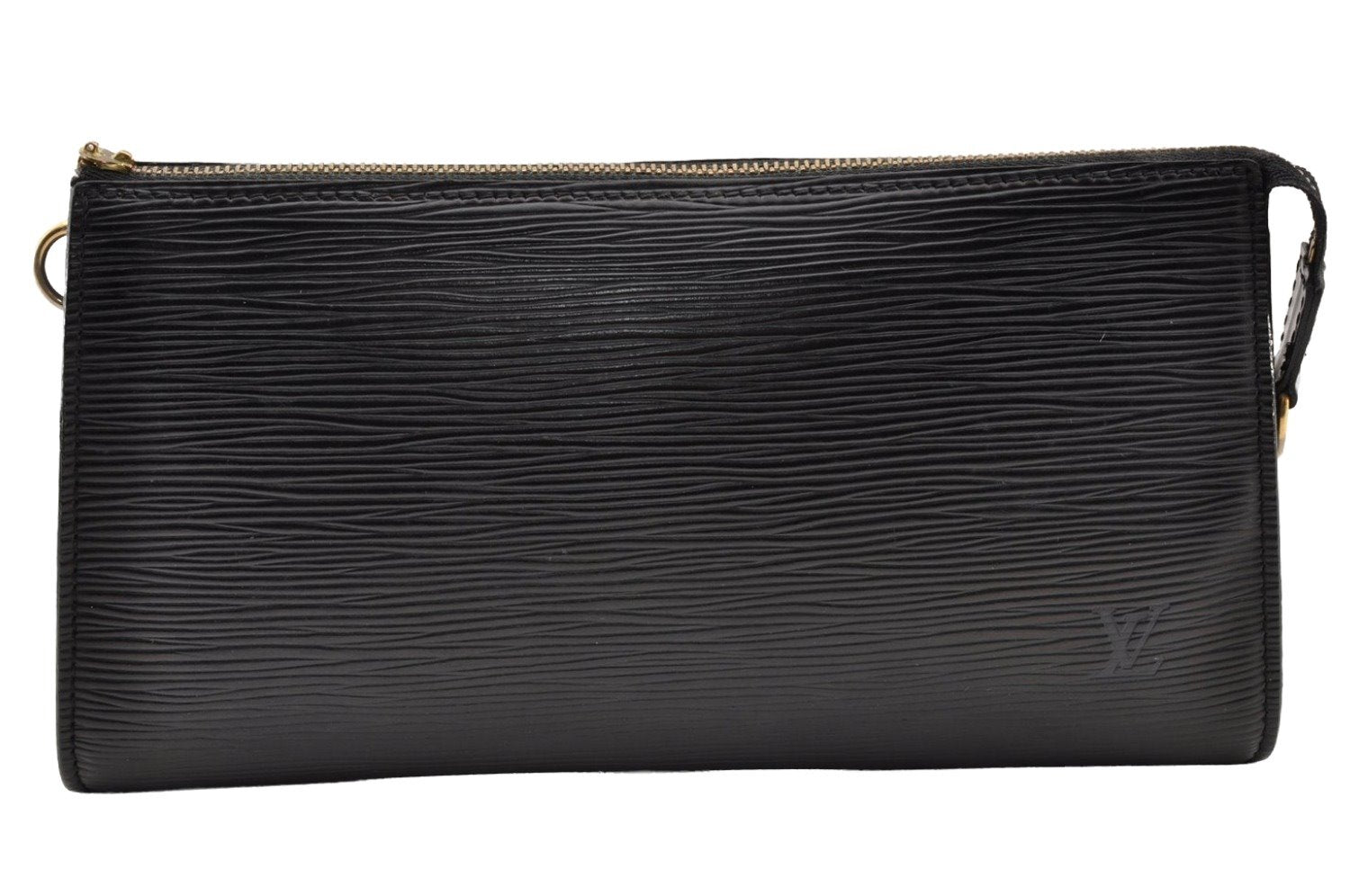 Authentic Louis Vuitton Epi Pochette Accessoires Pouch Black M52942 Junk 8816I