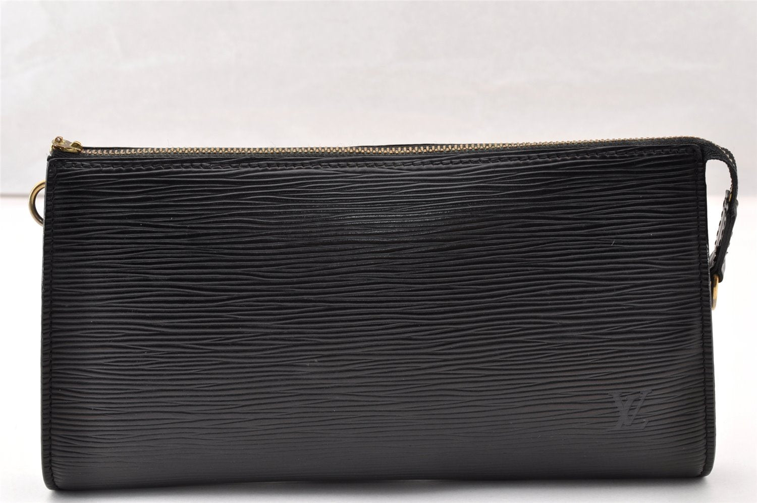 Authentic Louis Vuitton Epi Pochette Accessoires Pouch Black M52942 Junk 8816I