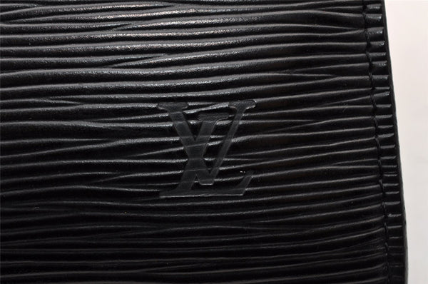Authentic Louis Vuitton Epi Pochette Accessoires Pouch Black M52942 Junk 8816I