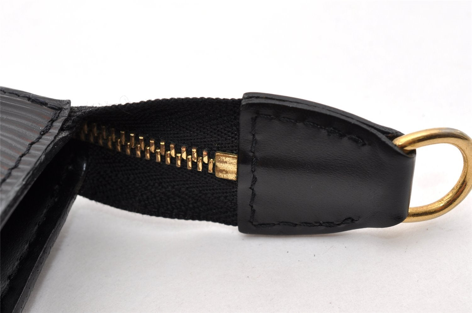 Authentic Louis Vuitton Epi Pochette Accessoires Pouch Black M52942 Junk 8816I