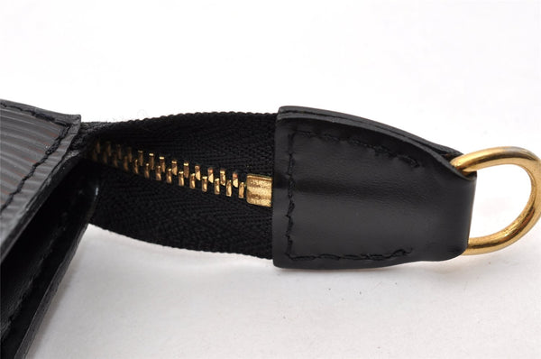 Authentic Louis Vuitton Epi Pochette Accessoires Pouch Black M52942 Junk 8816I