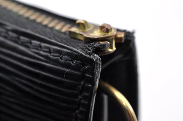 Authentic Louis Vuitton Epi Pochette Accessoires Pouch Black M52942 Junk 8816I
