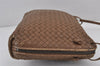 Authentic BOTTEGA VENETA Intrecciato Leather Shoulder Cross Body Bag Brown 8817J