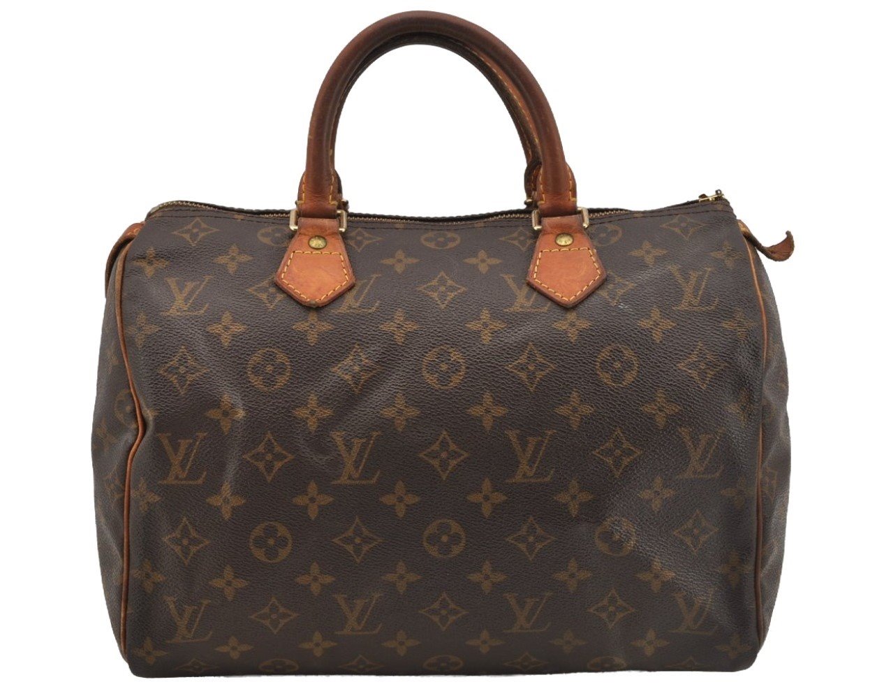 Authentic Louis Vuitton Monogram Speedy 30 Hand Boston Bag M41526 Junk 8818I