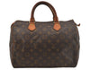 Authentic Louis Vuitton Monogram Speedy 30 Hand Boston Bag M41526 Junk 8818I