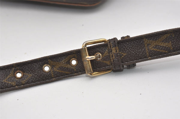 Auth Louis Vuitton Monogram Petit Marceau Shoulder Cross Bag Old Model LV 8819I
