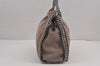 Authentic Stella McCartney Falabella Shoulder Hand Bag Leather Brown 8819J