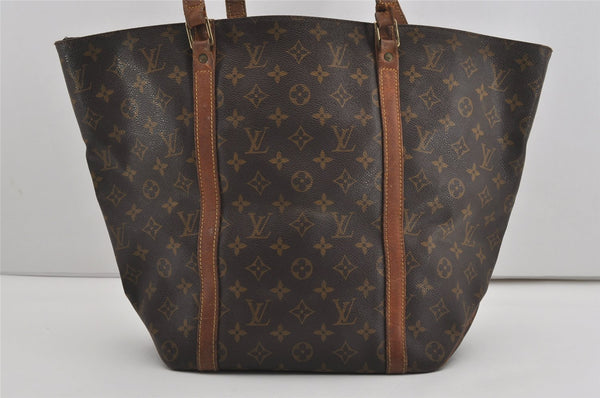 Authentic Louis Vuitton Monogram Sac Shopping PM Tote Bag M51108 Junk 8820I