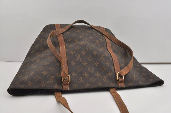 Authentic Louis Vuitton Monogram Sac Shopping PM Tote Bag M51108 Junk 8820I