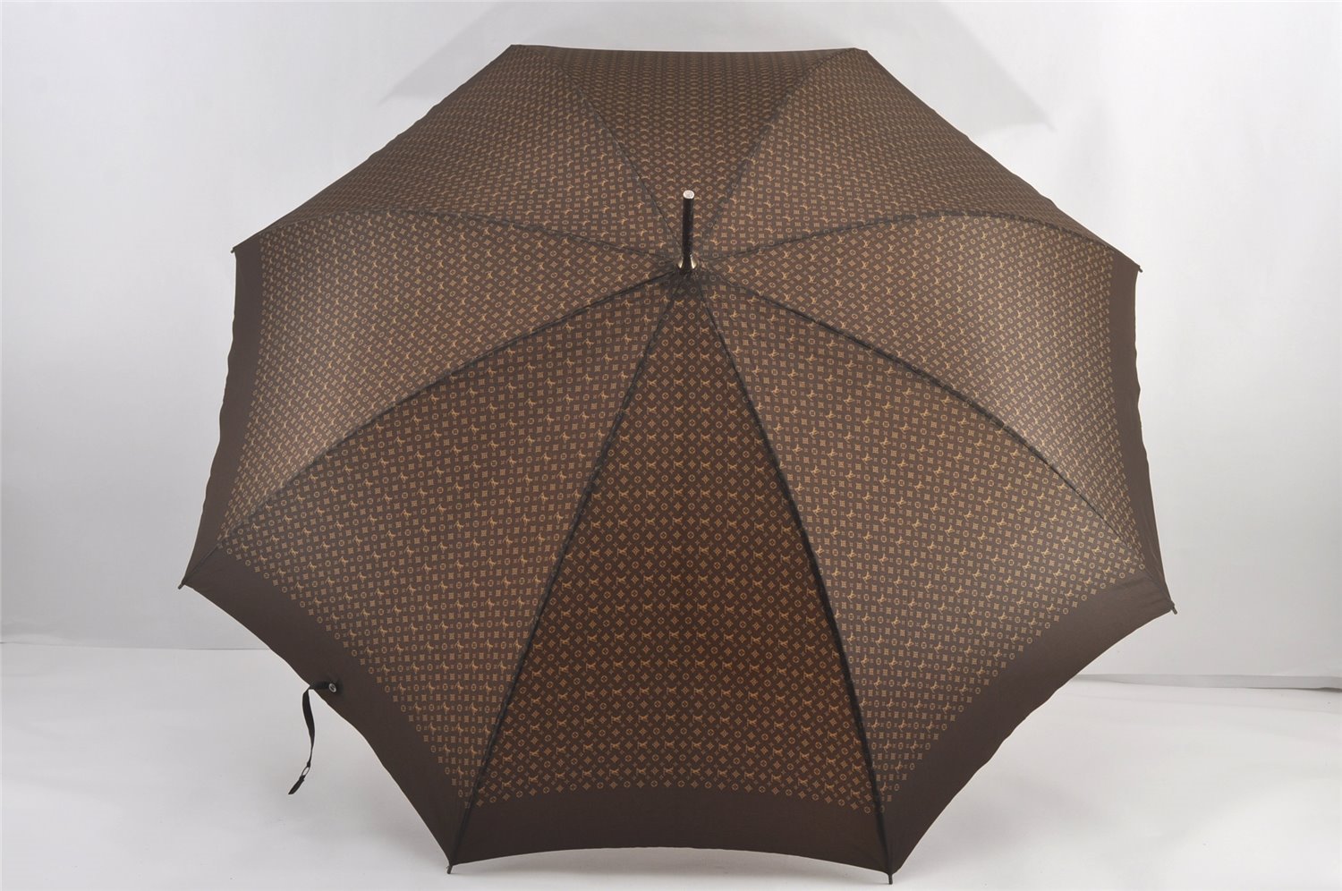 Auth Louis Vuitton Monogram Parapluie Jibure Umbrella Brown Old Model LV 8820J