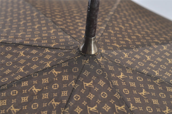 Auth Louis Vuitton Monogram Parapluie Jibure Umbrella Brown Old Model LV 8820J