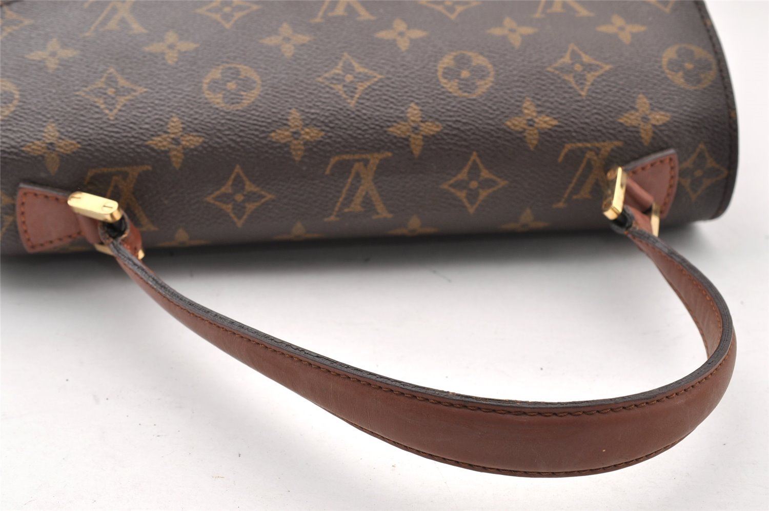 Authentic Louis Vuitton Monogram Concorde Hand Bag Purse M51190 LV 8821I