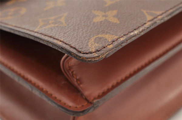 Authentic Louis Vuitton Monogram Concorde Hand Bag Purse M51190 LV 8821I