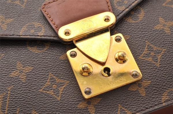 Authentic Louis Vuitton Monogram Concorde Hand Bag Purse M51190 LV 8821I