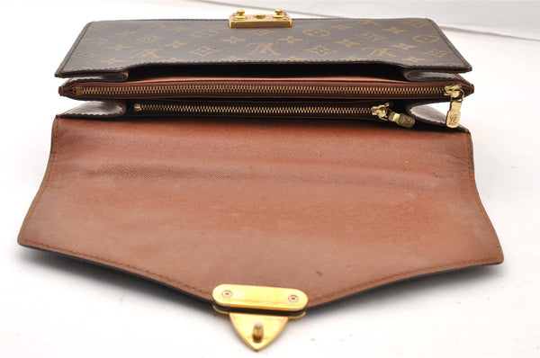 Authentic Louis Vuitton Monogram Concorde Hand Bag Purse M51190 LV 8821I