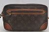 Authentic Louis Vuitton Monogram Marly Dragonne GM M51825 Clutch Hand Bag 8822I