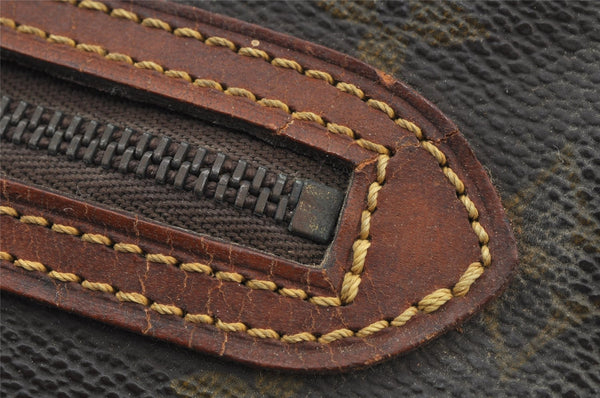 Authentic Louis Vuitton Monogram Marly Dragonne GM M51825 Clutch Hand Bag 8822I