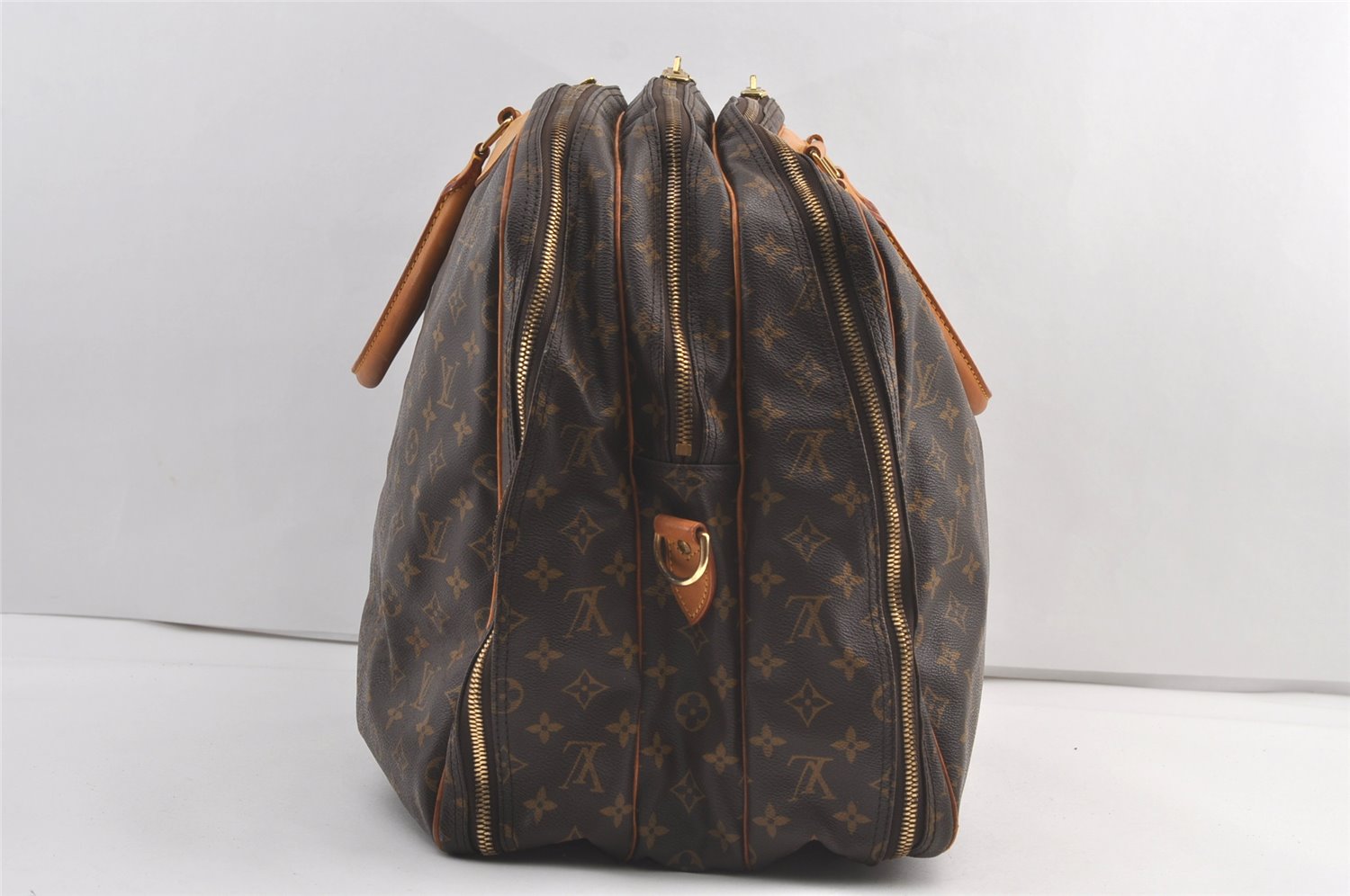 Authentic Louis Vuitton Monogram Alize 3 Poches 2 Way Travel Bag M41391 LV 8822J