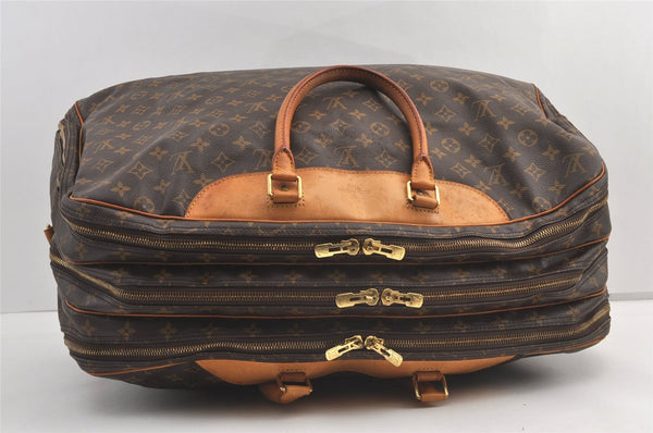 Authentic Louis Vuitton Monogram Alize 3 Poches 2 Way Travel Bag M41391 LV 8822J