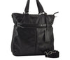 Authentic PRADA Vintage Leather 2Way Shoulder Tote Bag Black 8822M
