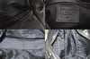 Authentic PRADA Vintage Leather 2Way Shoulder Tote Bag Black 8822M