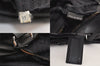 Authentic PRADA Vintage Leather 2Way Shoulder Tote Bag Black 8822M