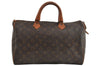 Authentic Louis Vuitton Monogram Speedy 35 Hand Boston Bag USA Model LV 8823I