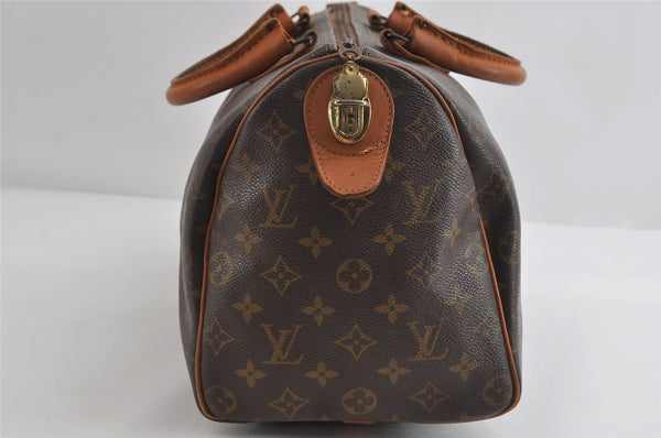 Authentic Louis Vuitton Monogram Speedy 35 Hand Boston Bag USA Model LV 8823I