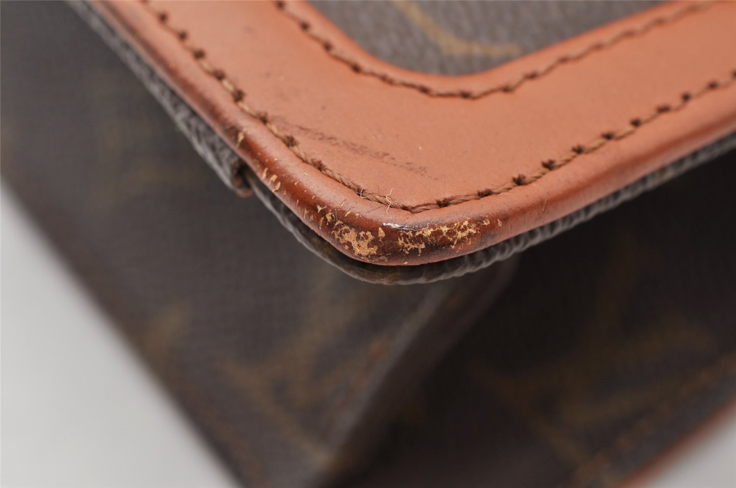 Auth Louis Vuitton Monogram Pochette Dame GM Clutch Hand Bag Old Model LV 8824I