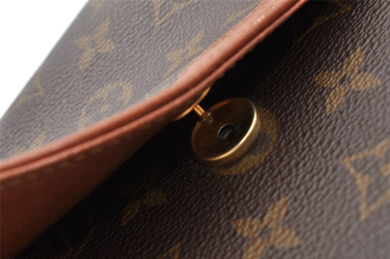 Auth Louis Vuitton Monogram Pochette Dame GM Clutch Hand Bag Old Model LV 8824I