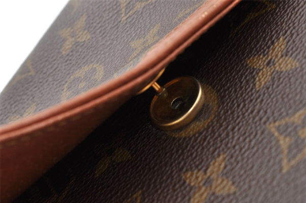Auth Louis Vuitton Monogram Pochette Dame GM Clutch Hand Bag Old Model LV 8824I