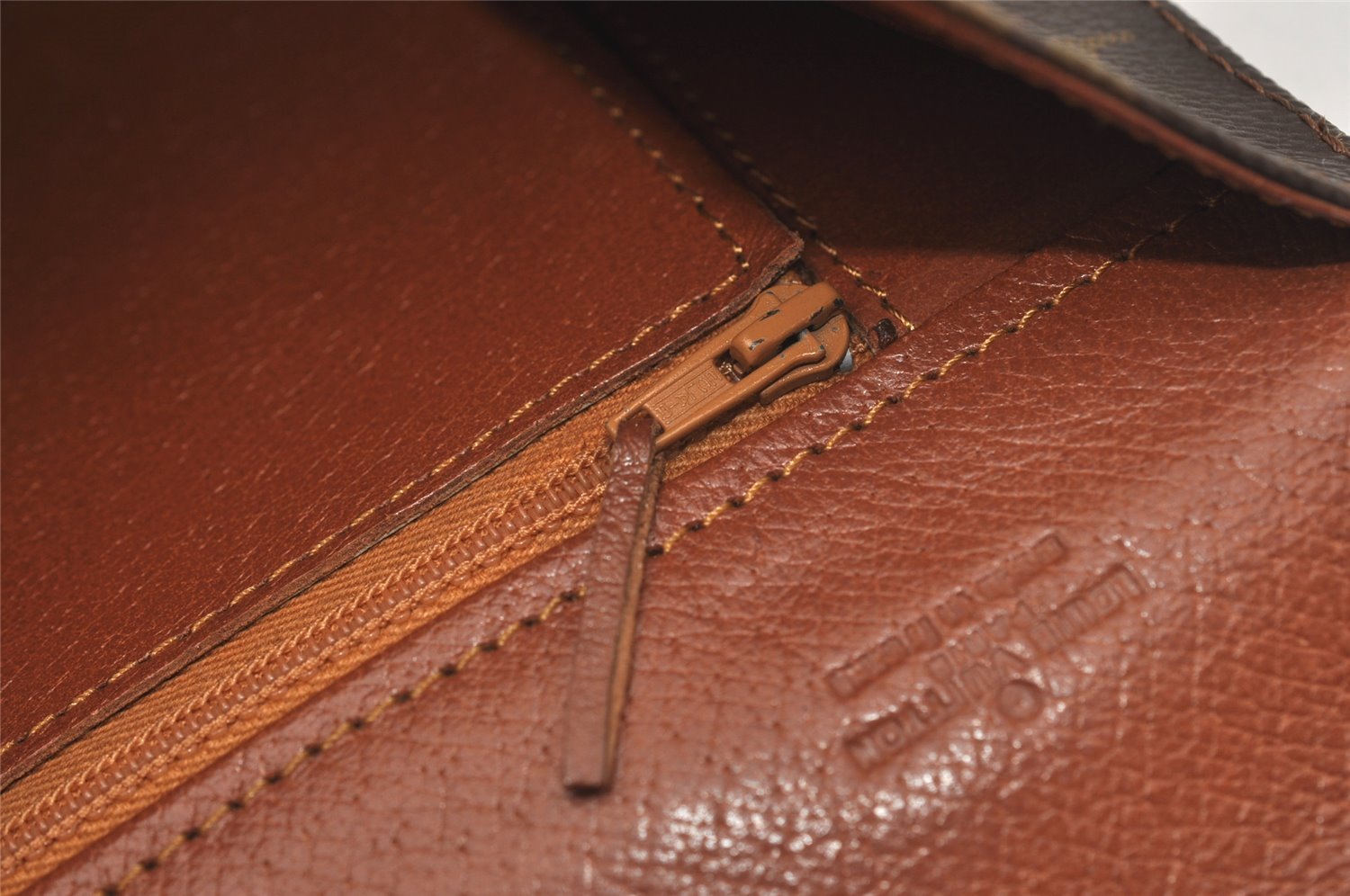 Auth Louis Vuitton Monogram Pochette Dame GM Clutch Hand Bag Old Model LV 8824I