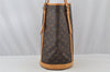 Authentic Louis Vuitton Monogram Bucket GM Shoulder Tote Bag M42236 Junk 8825I