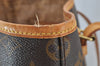Authentic Louis Vuitton Monogram Bucket GM Shoulder Tote Bag M42236 Junk 8825I