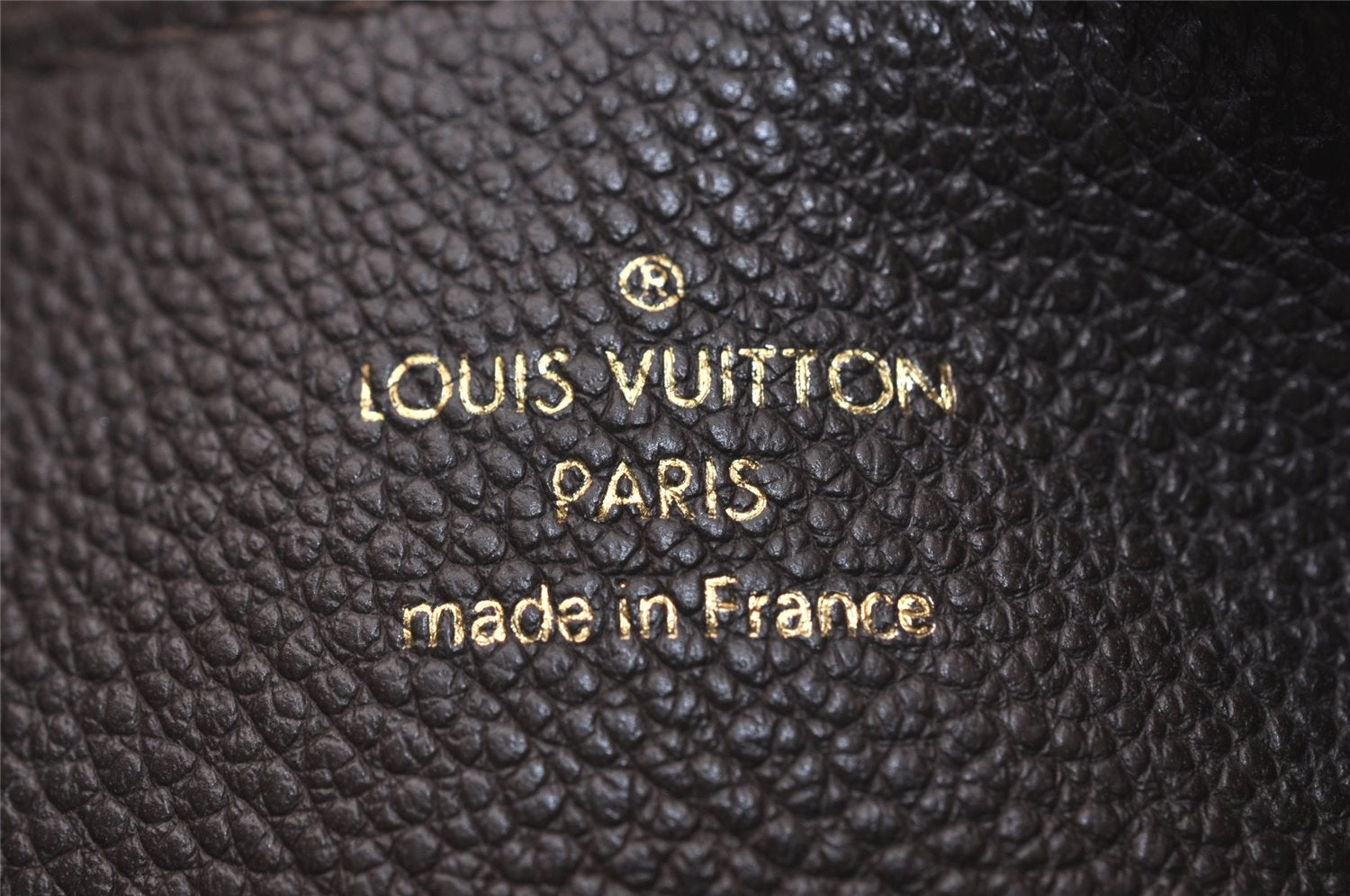 Auth Louis Vuitton Monogram Empreinte Audacieuse PM Shoulder Bag Brown LV 8825J