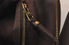 Auth Louis Vuitton Monogram Empreinte Audacieuse PM Shoulder Bag Brown LV 8825J