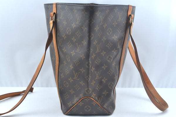 Authentic Louis Vuitton Monogram Sac Shopping PM Tote Bag M51108 Junk 8827I