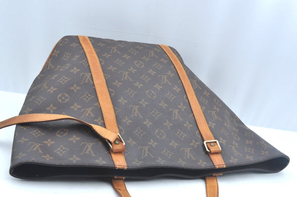 Authentic Louis Vuitton Monogram Sac Shopping PM Tote Bag M51108 Junk 8827I