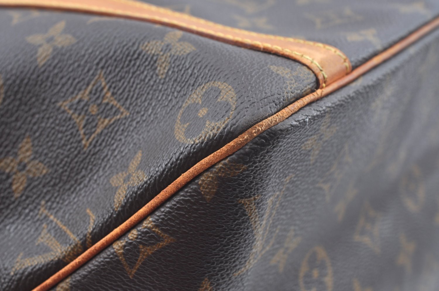 Authentic Louis Vuitton Monogram Sac Shopping PM Tote Bag M51108 Junk 8827I