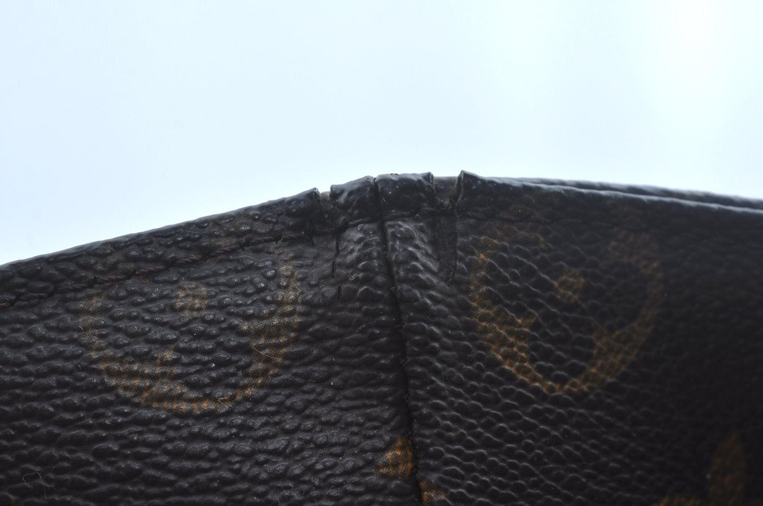 Authentic Louis Vuitton Monogram Sac Shopping PM Tote Bag M51108 Junk 8827I