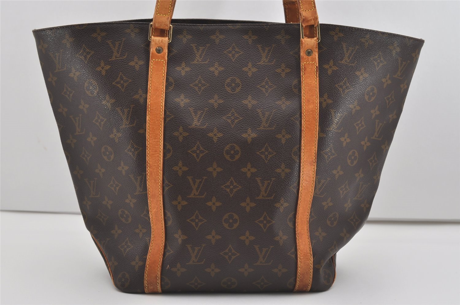 Authentic Louis Vuitton Monogram Sac Shopping PM Tote Bag M51108 LV 8828I