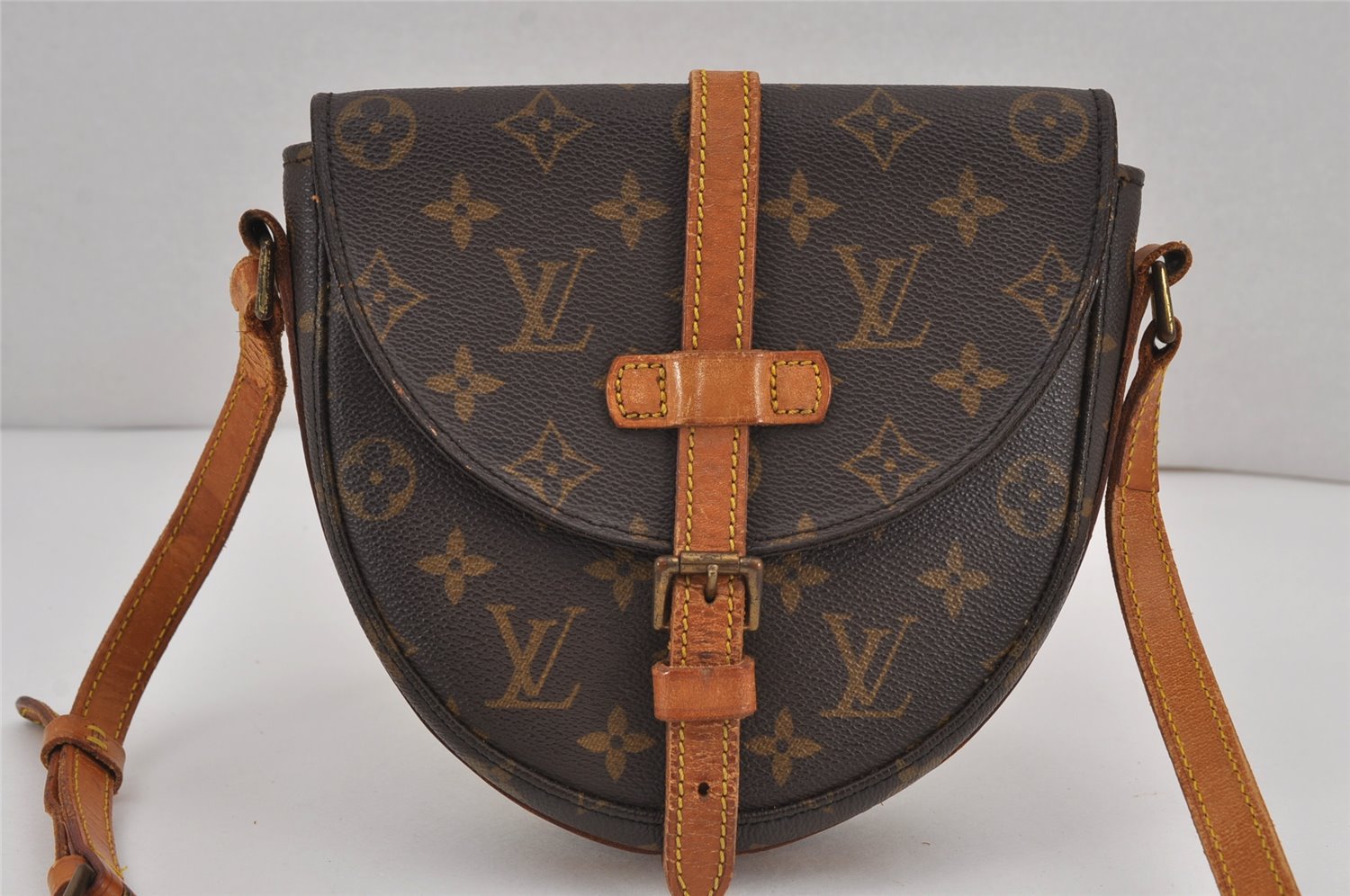Authentic Louis Vuitton Monogram Chantilly PM Shoulder Cross Bag M51234 LV 8828J