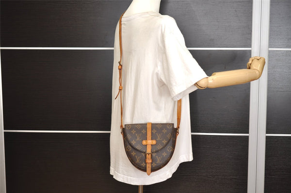 Authentic Louis Vuitton Monogram Chantilly PM Shoulder Cross Bag M51234 LV 8828J