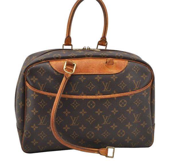 Authentic Louis Vuitton Vintage Monogram Deauville Hand Bag M47270 LV Junk 8829I