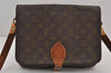 Authentic Louis Vuitton Monogram Cartouchiere GM Shoulder Bag Old Model 8829J