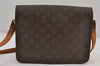 Authentic Louis Vuitton Monogram Cartouchiere GM Shoulder Bag Old Model 8829J
