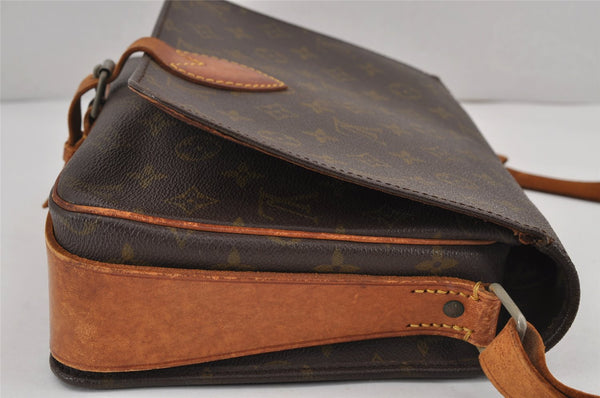 Authentic Louis Vuitton Monogram Cartouchiere GM Shoulder Bag Old Model 8829J