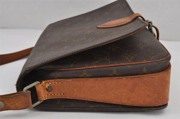 Authentic Louis Vuitton Monogram Cartouchiere GM Shoulder Bag Old Model 8829J